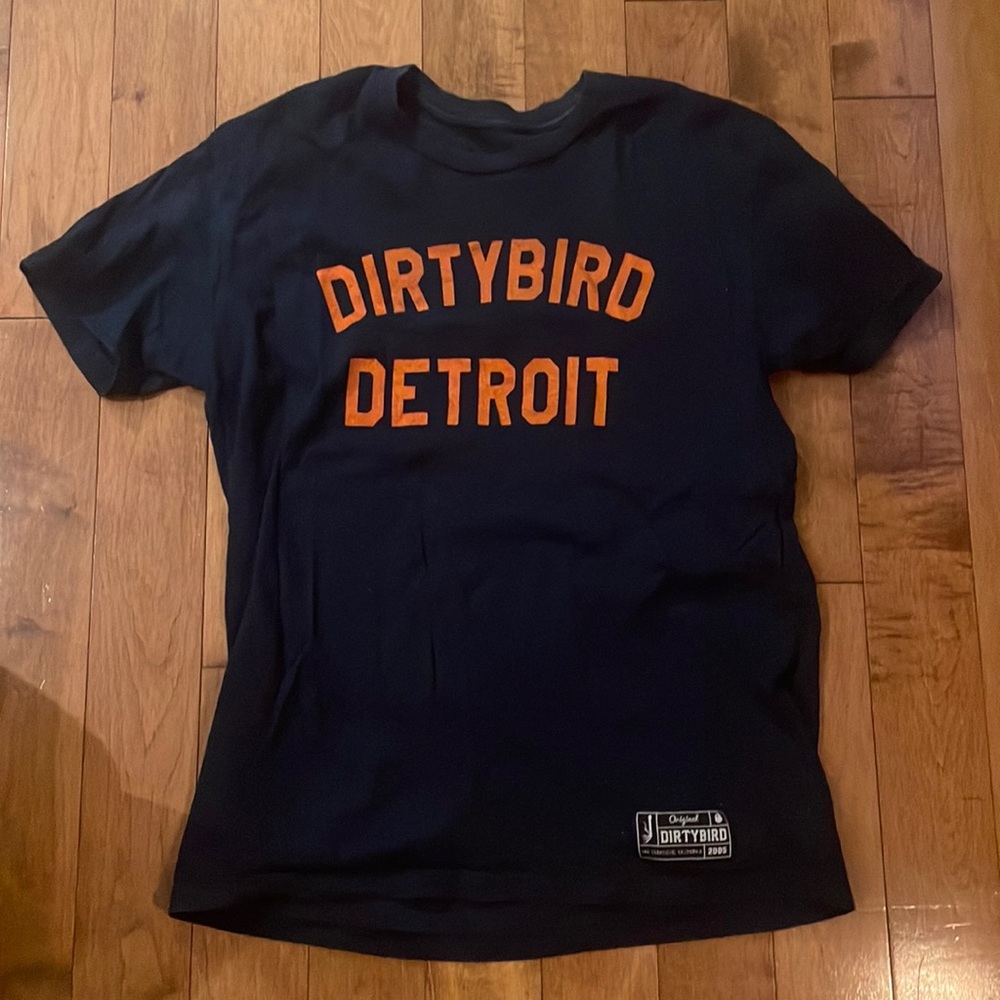 Vintage 2005 dirty bird Players Detroit techno tshirt